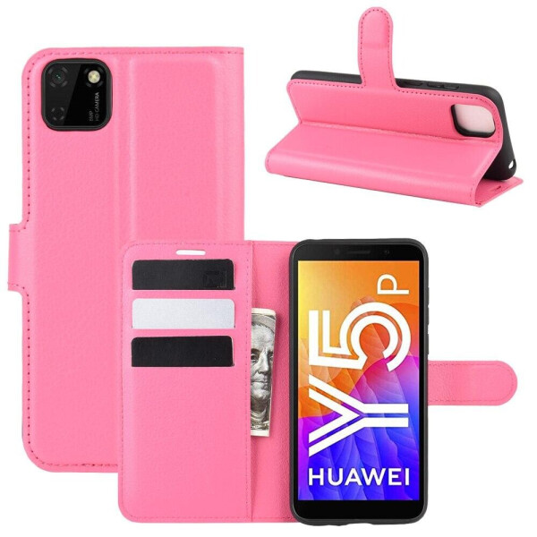 

Чехол Luxury для Huawei Y5p книжка розовый