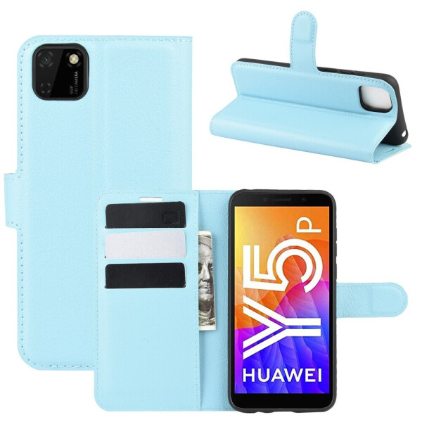 

Чехол Luxury для Huawei Y5p книжка голубой