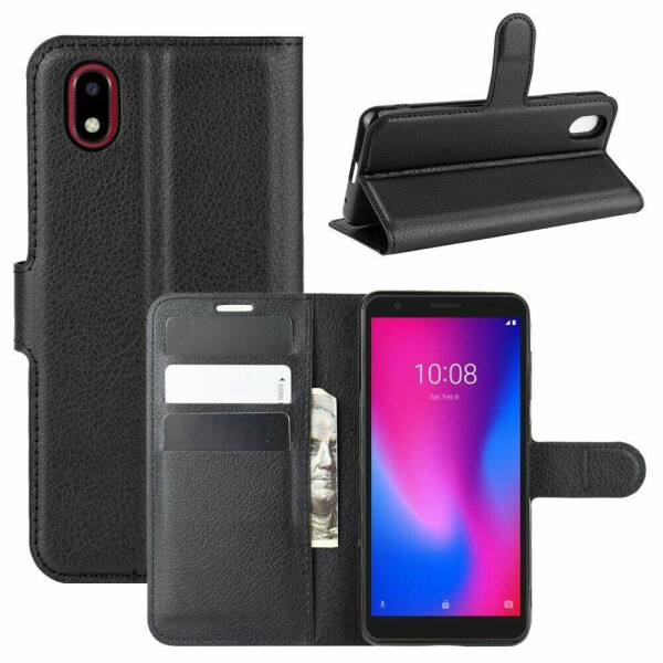 

Чехол Luxury для ZTE Blade A3 2020 книжка черный