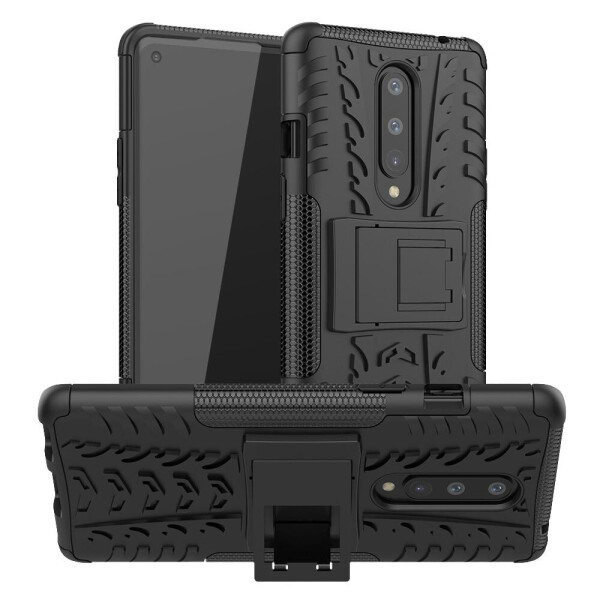 

Чехол Armored для OnePlus 8 противоударный бампер с подставкой черный
