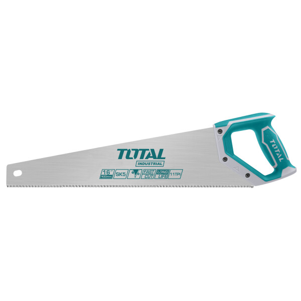 

Ножовка по дереву TOTAL THT55166D 7 зубьев на дюйм, длина 400 мм. (6321291)