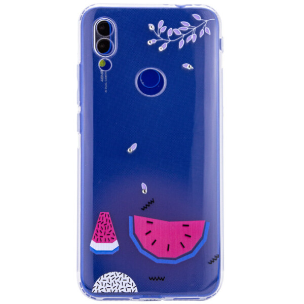 

TPU чехол Luxury Diamond full protective для Xiaomi Redmi Y3 (Голубой / Арбуз) (715284)