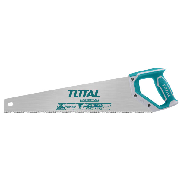 

Ножовка по дереву TOTAL THT55206D 7 зубьев на дюйм, длина 500мм. (6371572)