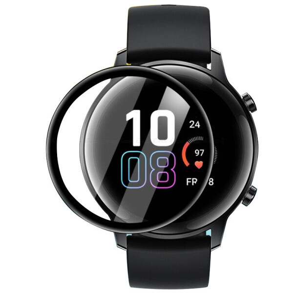 

Полимерная пленка 3D (full glue) (тех.пак) для Huawei Honor MagicWatch 2 (42mm) (Черный) (925863)