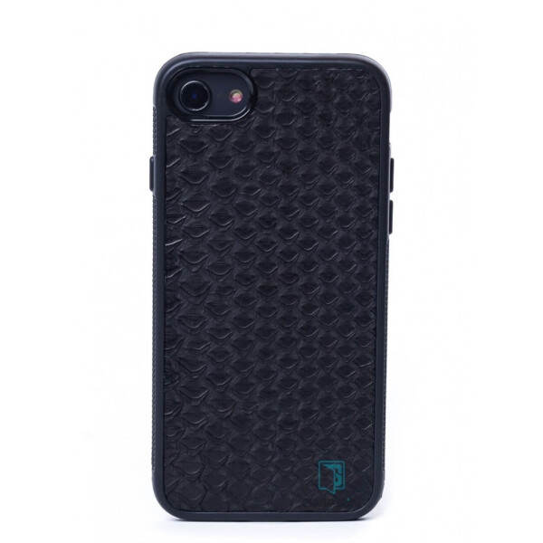 

Черный чехол GMAKIN (GI18) с натуральной кожей питона для для iPhone 8 (4.7" ) (Черный (Мелкая чешуя)) (405880)