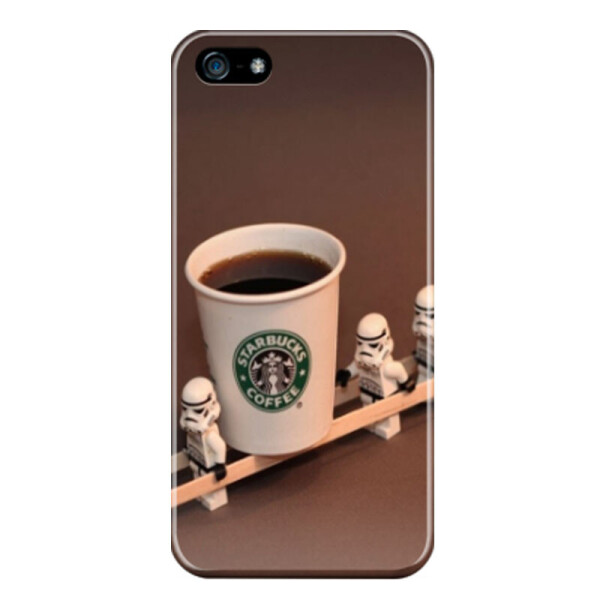

Дизайнерский чехол "Лего кофе" для iPhone SE (666461)