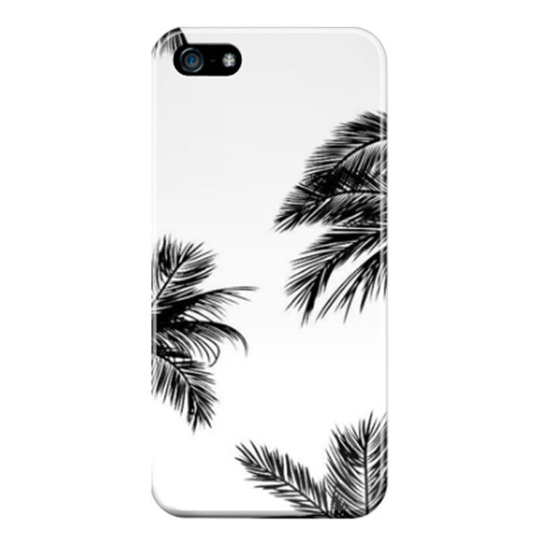 

Дизайнерский чехол "Черно-белые пальмы" для iPhone 5S (666514)