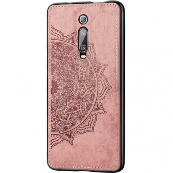 

TPU+Textile чехол Mandala с 3D тиснением для Xiaomi Mi 9T (Розовый) (718032)