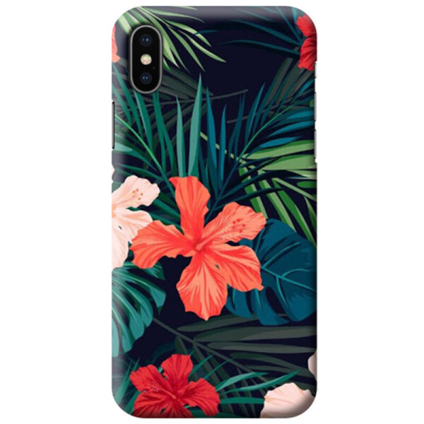 

Дизайнерский чехол "Тропические цветы" для iPhone X (5.8") (677914)