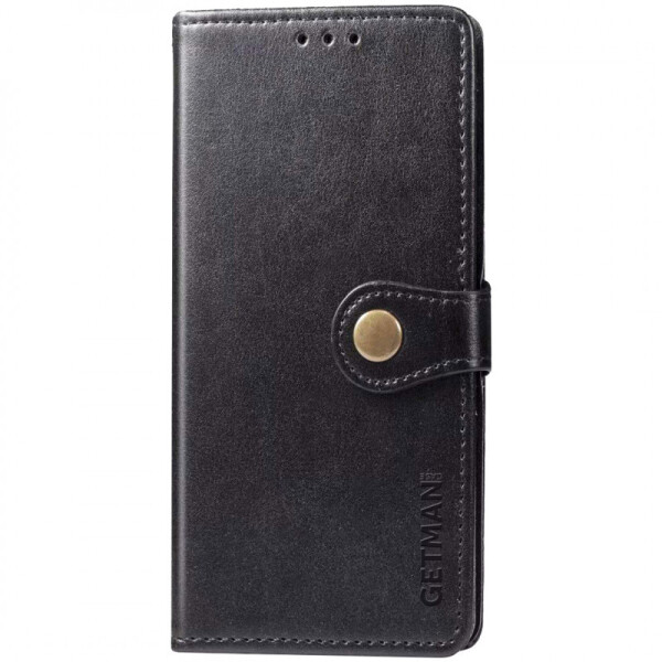 

Кожаный чехол книжка GETMAN Gallant (PU) для Xiaomi Redmi 10X (Черный) (905920)