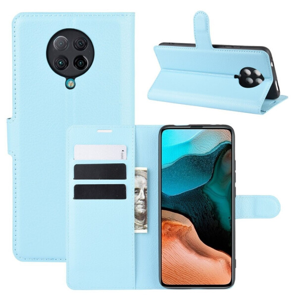 

Чехол Luxury для Xiaomi Redmi K30 Pro книжка голубой