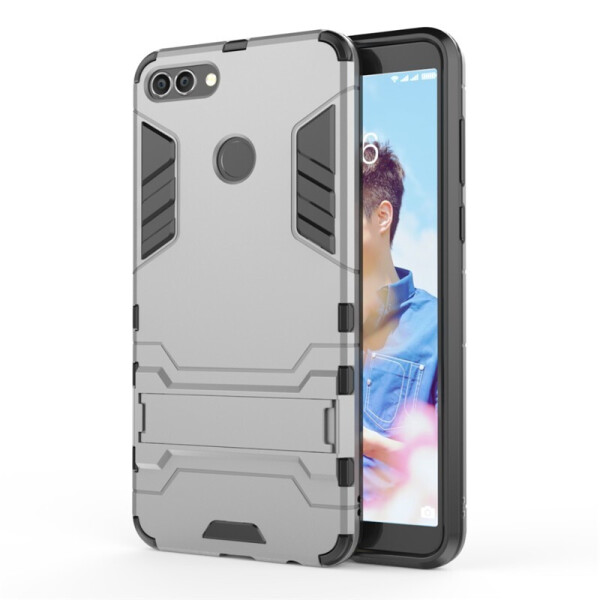 

Ударопрочный чехол-подставка Transformer для Huawei Enjoy 8 Plus (Серый / Metal slate) (586896)