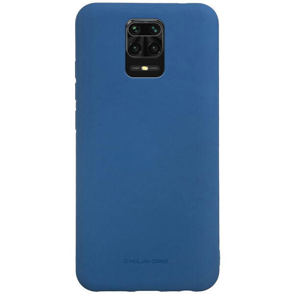

TPU чехол Molan Cano Smooth для Xiaomi Redmi Note 9 Pro Max (Синий) (898065)