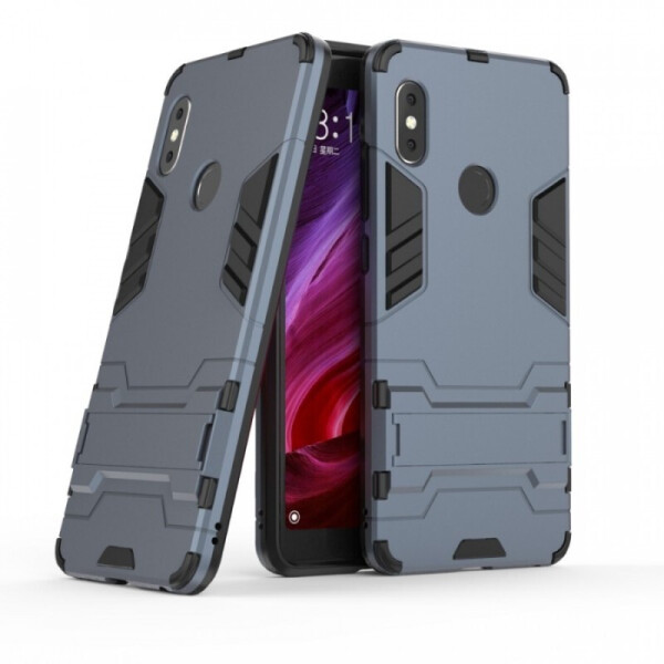 

Ударопрочный чехол-подставка Transformer для Xiaomi Mi 6X (Металл / Gun Metal) (586900)
