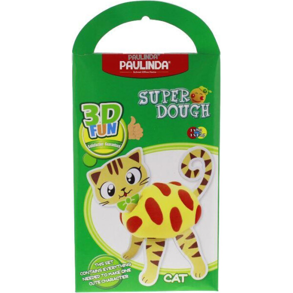 

Масса для лепки Paulinda Super Dough 3D FUN Кот PL-081284