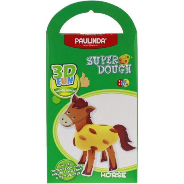 

Масса для лепки Paulinda Super Dough 3D FUN Лошадь PL-081289