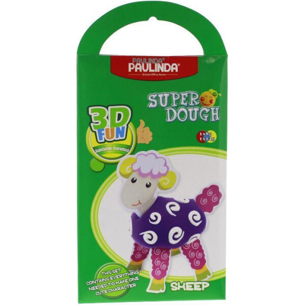 

Масса для лепки Paulinda Super Dough 3D FUN Овечка PL-081288