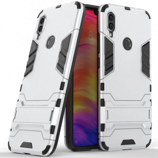 

Ударопрочный чехол-подставка Transformer для Xiaomi Redmi Y3 (Серебряный / Satin Silver) (700239)