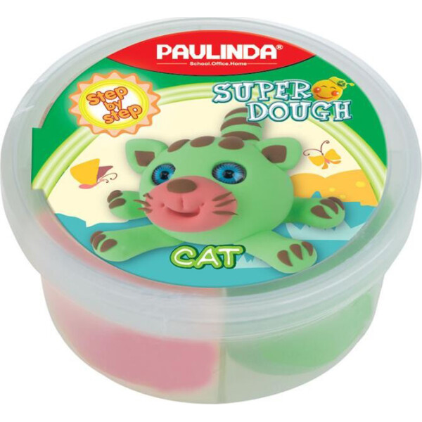 

Масса для лепки Paulinda Super dough 40г Кот PL-081394-12