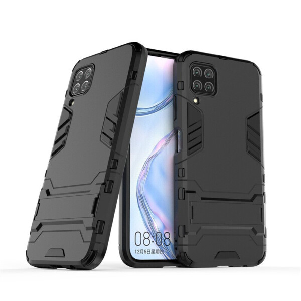 

Чехол Hybrid case для Huawei P40 Lite бампер с подставкой черный