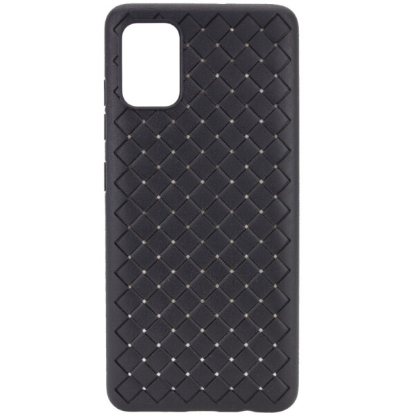 

PU чехол-накладка Epik Weaving series для Samsung Galaxy A71 (Черный) (880833)