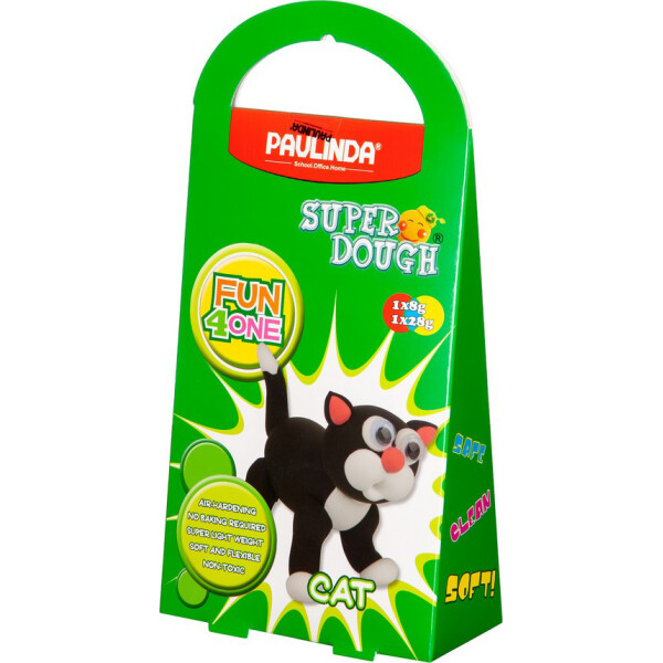 

Масса для лепки Paulinda Super Dough Fun4one Кот (подвижные глаза) PL-1561