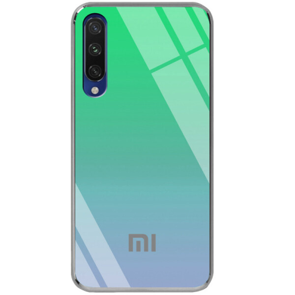 

TPU+Glass чехол Gradient Rainbow с лого для Xiaomi Mi CC9e (Зеленый) (737961)