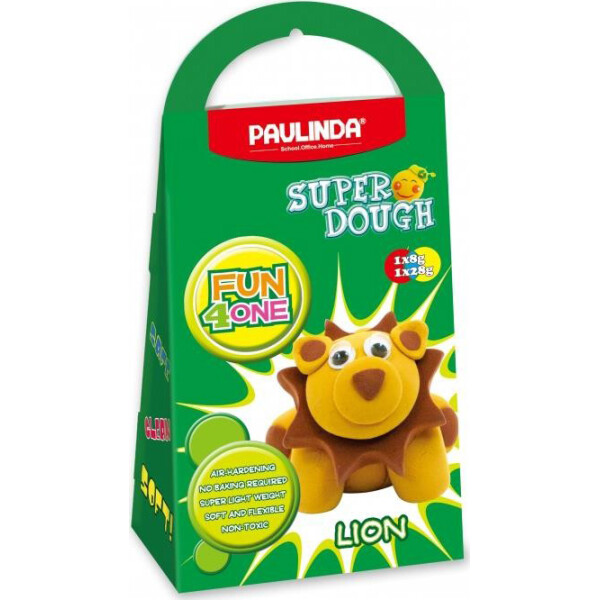 

Масса для лепки Paulinda Super Dough Fun4one Лев (подвижные глаза) PL-1542