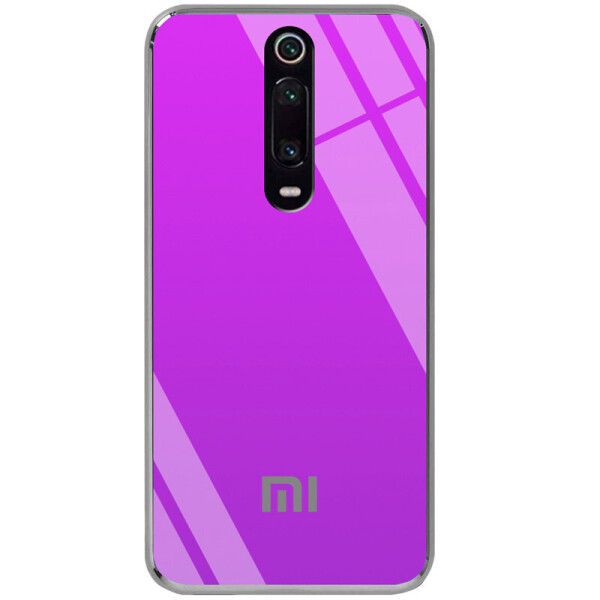 

TPU+Glass чехол Gradient Rainbow с лого для Xiaomi Mi 9T Pro (Фиолетовый) (737983)