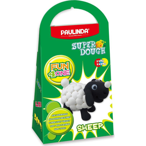 

Масса для лепки Paulinda Super Dough Fun4one Овечка (подвижные глаза) PL-1564