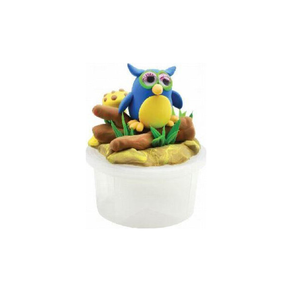 

Масса для лепки Paulinda Super Dough Happy land 75г Сова PL-081165-1
