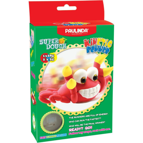 

Масса для лепки Paulinda Super Dough Running Race Краб заводной механизм PL-081183-2