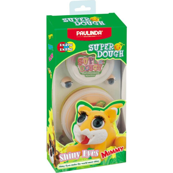 

Масса для лепки Paulinda Super Dough Shiny Eyes Кот Mimmy глянцевые глаза PL-081377-2