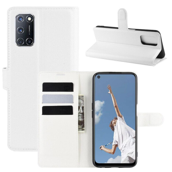 

Чехол Luxury для Oppo A72 книжка белый