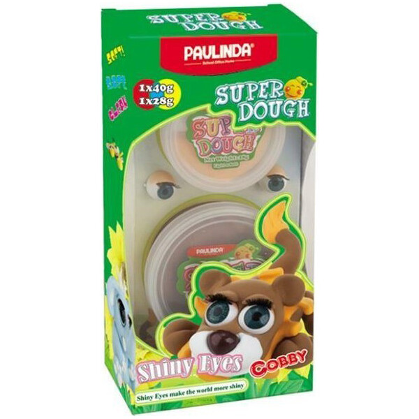 

Масса для лепки Paulinda Super Dough Shiny Eyes Лев Cobby глянцевые глаза PL-081377-3