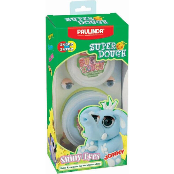 

Масса для лепки Paulinda Super Dough Shiny Eyes Слон Jonny глянцевые глаза PL-081377-4