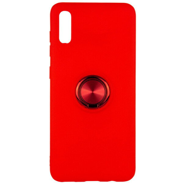 

TPU чехол Summer ColorRing под магнитный держатель для iPhone X (5.8") (Красный) (708288)