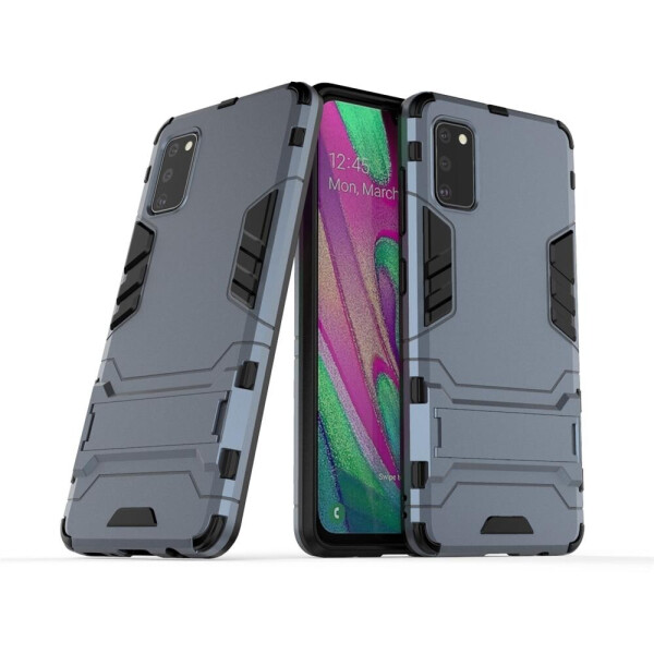 

Чехол Hybrid case для Samsung Galaxy A41 (A415) бампер с подставкой темно-синий