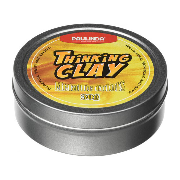 

Умный пластилин Paulinda Thinking Clay Металик 30г (медь) PL-170205