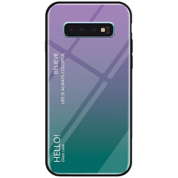 

TPU+Glass чехол Cute Print для Samsung Galaxy A10 (A105F) (Пальмы) (747526)