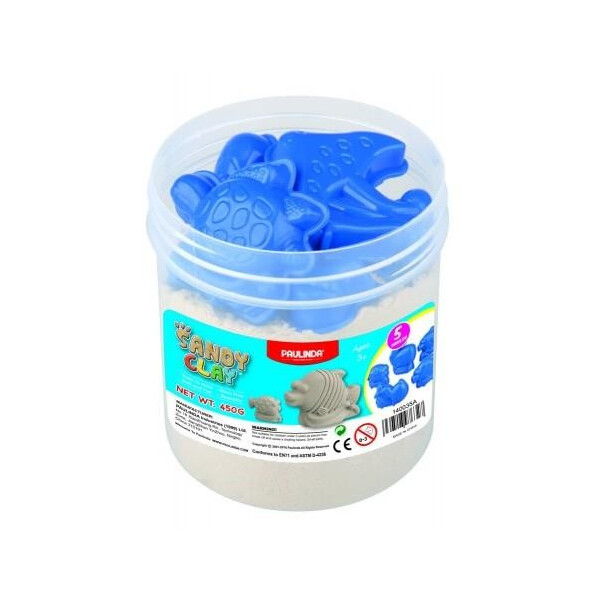 

Песок для творчества Paulinda Sandy clay ведро 450г 5 ед PL-140035A