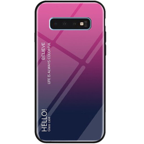 

TPU+Glass чехол Cute Print для Samsung Galaxy A10 (A105F) (Ананасы) (747525)