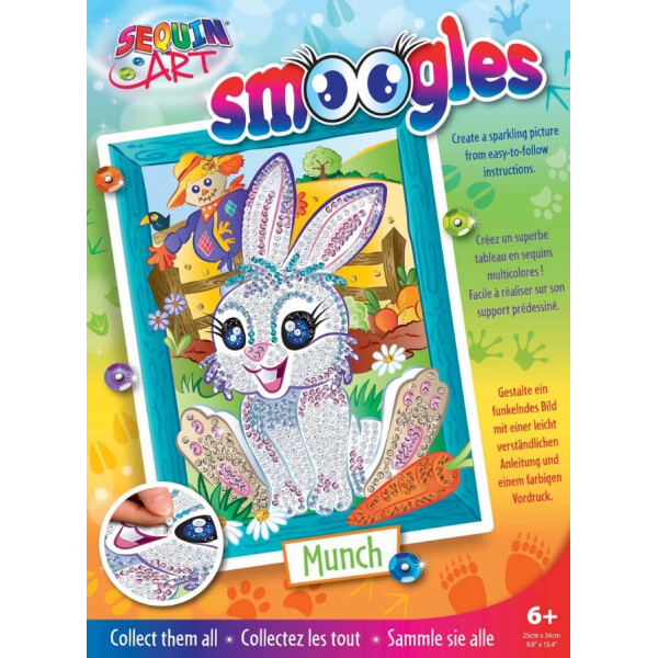 

Набор для творчества Sequin Art SMOOGLES Зайчик SA1814