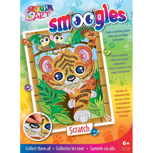 

Набор для творчества Sequin Art SMOOGLES Тигр SA1815