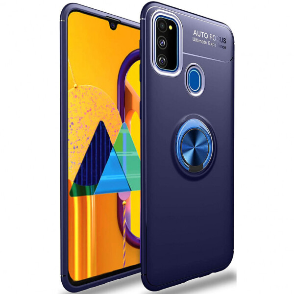 

TPU чехол Deen ColorRing под магнитный держатель (opp) для Samsung Galaxy M31 (Синий / Синий) (895979)