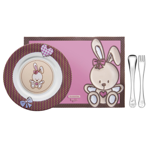 

Набор детский Tramontina BABY Le Petit Pink, 4 предмета (6358969)