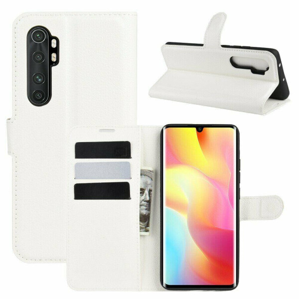 

Чехол Luxury для Xiaomi Mi Note 10 Lite книжка белый