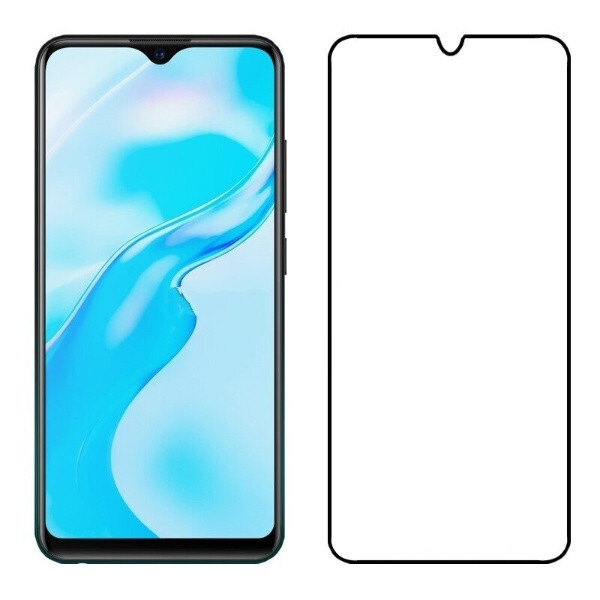 

Защитное стекло LUX для Vivo Y1S Full Сover черный 0,3 мм в упаковке