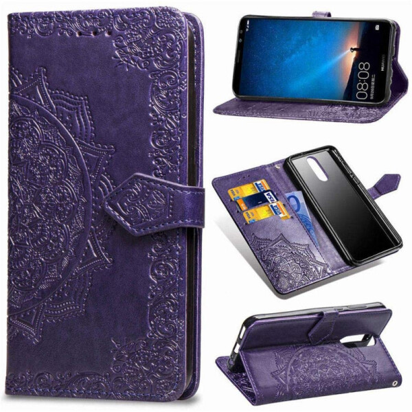 

Кожаный чехол (книжка) Art Case с визитницей для Samsung Galaxy A01 (Фиолетовый) (880137)