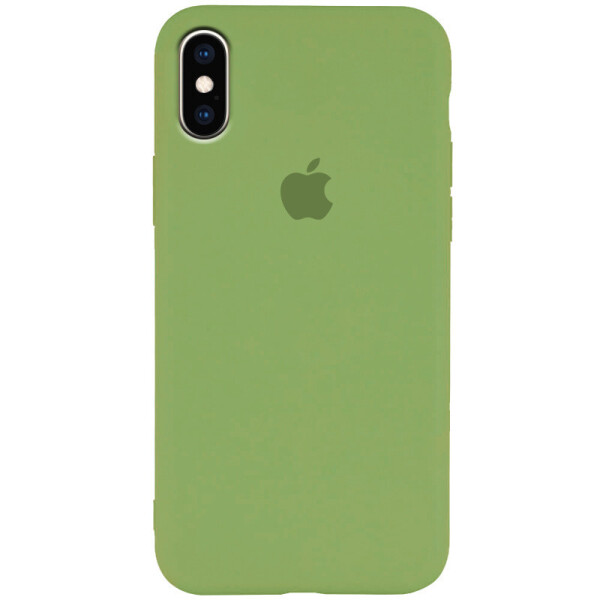

Чехол Silicone Case Slim Full Protective для iPhone X (5.8") (Мятный / Mint) (914165)